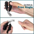 thumbnail image 3 of Sherum Clipmaster Pro, cortaúñas ergonómico con cabezal en ángulo para uñas gruesas para personas mayores, 3 of 5
