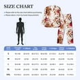 thumbnail image 2 of Mens Pajamas Set, Big Lilies Flowers Button Down Long Sleeve Loungewear Sleepwear Pjs sets for Men, 2 of 5