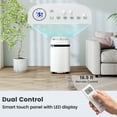 thumbnail image 4 of Costway 12000 BTU Portable Air Conditioner with Fan & Dehumidifier Sleep Mode 24H Timer, 4 of 10