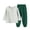 Z52 Green, variant on Mifsaly Toddler Boys 2 Piece Summer Outfit Sets Crinkle Cotton Gauze Henley Long Sleeve Shirts and Jogger Pants Kids Casual Loungewear & Playwear
