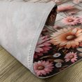 thumbnail image 4 of Ambesonne Rustic Place Mats Set of 4, Cottagecore Meadow Flowers, Standard Size, Pink Salmon and Pale Taupe, 4 of 5
