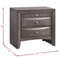 thumbnail image 5 of Bowery Hill Full Storage 5 Piece Bedroom Set in Gray, 5 of 13