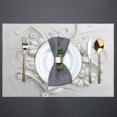 thumbnail image 2 of Floral Placemats Set of 4 Rectangle Table Mats Washable Heat-Resistant Place Mat for Kitchen Dining Table Decor Indoor Outdoor, 2 of 5