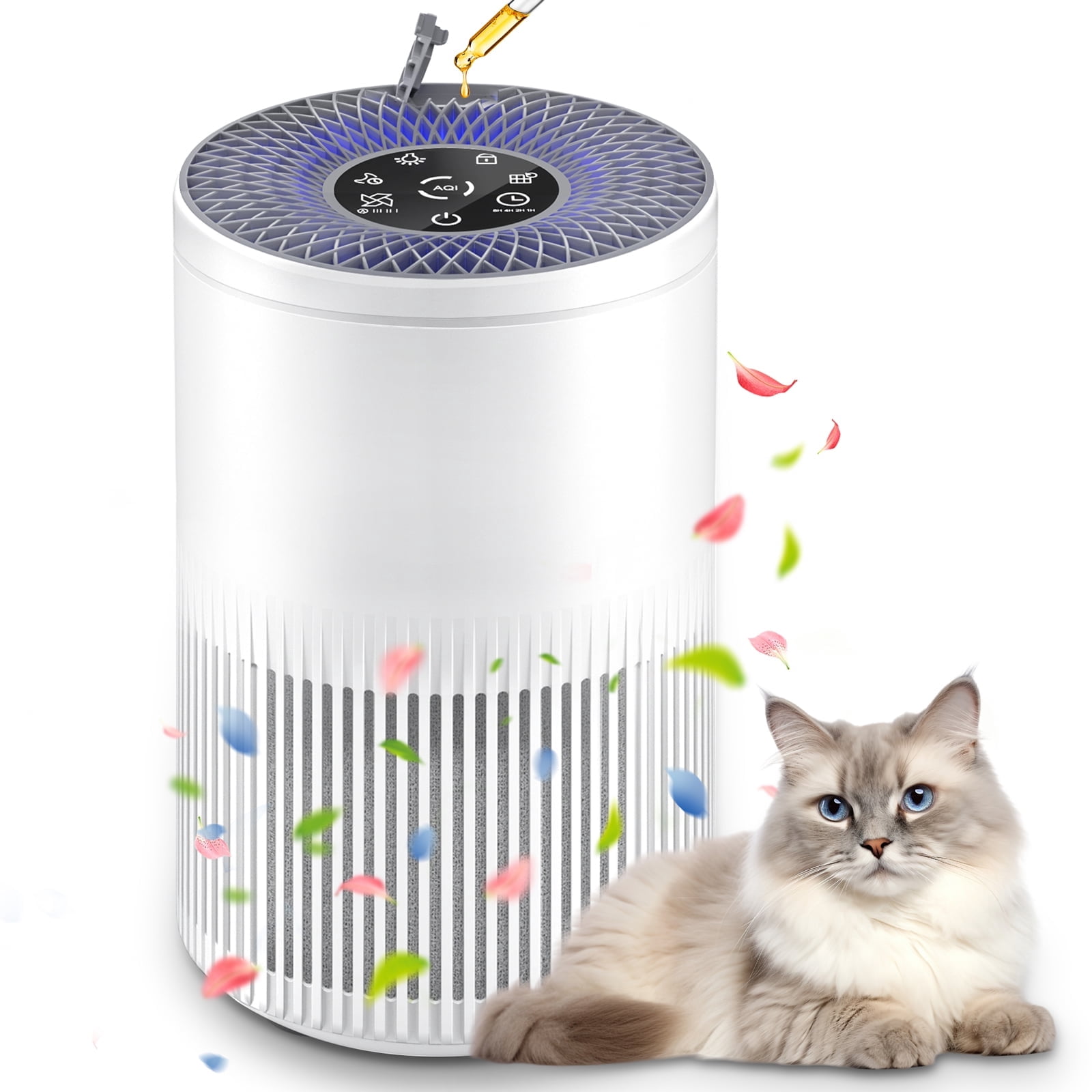 Air Purifiers for Home Cover Up to 1235 Ft², Air Cleaner with PM 2.5 Air Quality Monitor, APS1006 – UL