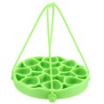 thumbnail image 6 of Multi-functional Kitchen Silicone 9 Hole Round Shape Steamed Egg Rack Holder Boiled Egg Stand, 6 of 8