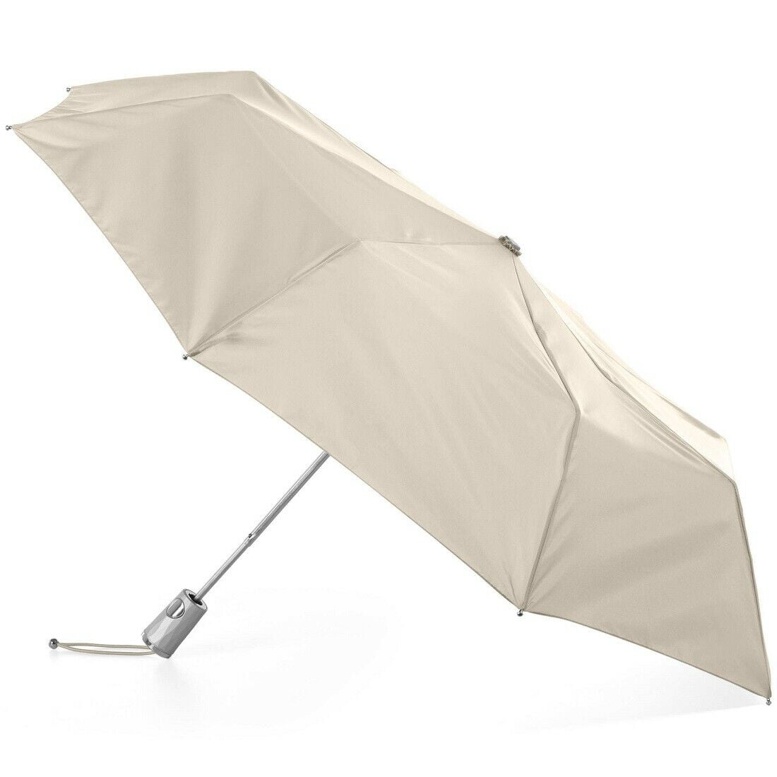 Isotoner totes Auto Open Rain Umbrella with PushButton and NeverWet