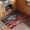 thumbnail image 3 of Independence Day Washable Area Rug 2 x 3 ft American 250 Years of Freedom Bald Eagle Wood Grain, Soft Non Slip Rugs Stain Repellent Indoor Felt Carpet for Living Dining Room Bedroom Home Office, 3 of 9