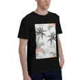 thumbnail image 2 of Bingfone Vintage Palm Trees Men'S Loose Fit Short-Sleeve Pocket T-Shirt, 2 of 7