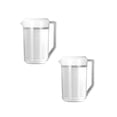 thumbnail image 1 of Oleegame 2PC Blue Juice Plastic Pitcher With Lid Large Capacity Cold Water Kettle For Juice Milk Tea Iced Coffee And Homemade Beverage, 1 of 9