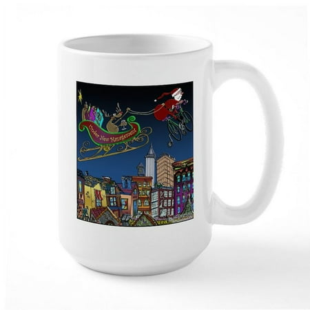 

CafePress - Santa Under New Management Large Mug - 15 oz Ceramic Large Mug