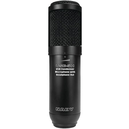 New Nady Usb-5H Condenser Microphone With Usb Audio Interface & Real-Time Headph