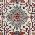 thumbnail image 6 of SAFAVIEH Monaco Trochez Traditional Area Rug, Black/Blue, 5' x 5' Square, 6 of 6