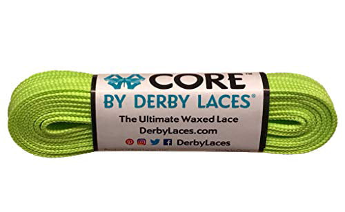 and Regular Shoes Roller Skates Boots Derby Laces CORE Narrow 6mm Waxed Lace for Figure Skates 