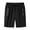 Black, variant on Men’s Ice Silk Beach Shorts, Cooling 4-Way Stretch Casual Sports Summer Shorts