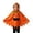 v#23Orange71, variant on Rggeeun Child Cape Cute Pumpkin Pattern Hooded A Line Pointed Hem Relaxed Fit for Halloween Outdoor Play Fashion Capes,Orange,9-12 Months