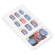 thumbnail image 1 of 24 Uds uñas postizas cubierta completa prensa en puntas de uñas postizas uñas postizas de ataúd para mujeres P131, 1 of 8