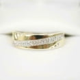 thumbnail image 4 of Hitanshu Jewels 2.34ct CZ His And Hers Wedding Trio Ring Set 14k Yellow Gold Plated, 4 of 5