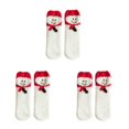 thumbnail image 2 of relayinert Expérience Confort avec Ces Larges Applications Chaussettes Moelleuses Chapeau Rouge Bonhomme de Neige 3ensemble, 2 of 6