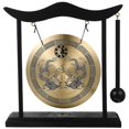 thumbnail image 1 of Gong with Mallet Antique Ornament Chinese Style Copper Gong Handicraft Decoration, 1 of 2