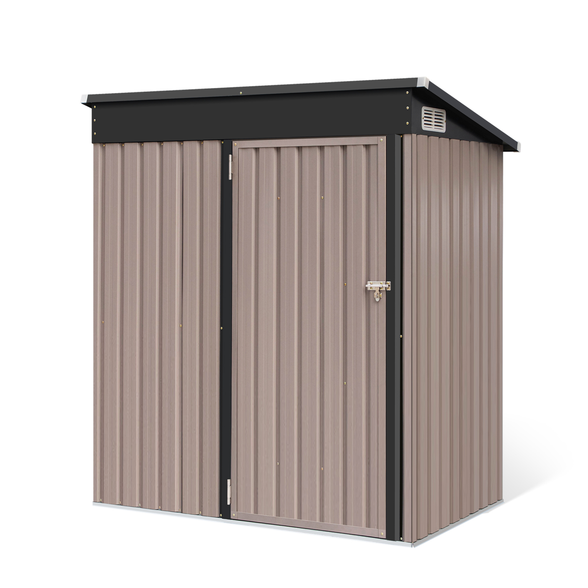 Outdoor Storage Shed, 5x3 ft Metal Sheds & Outdoor Storage Garden Tool