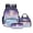 Axolotl Cloud Galaxy, variant on Xixirimido Forest Camouflage Print 17" Backpack with Lunch Box & Pencil Case Boys Girls Large Capacity School Bag 3Pcs Elementary Kids Backpack Set Back to School Supplies