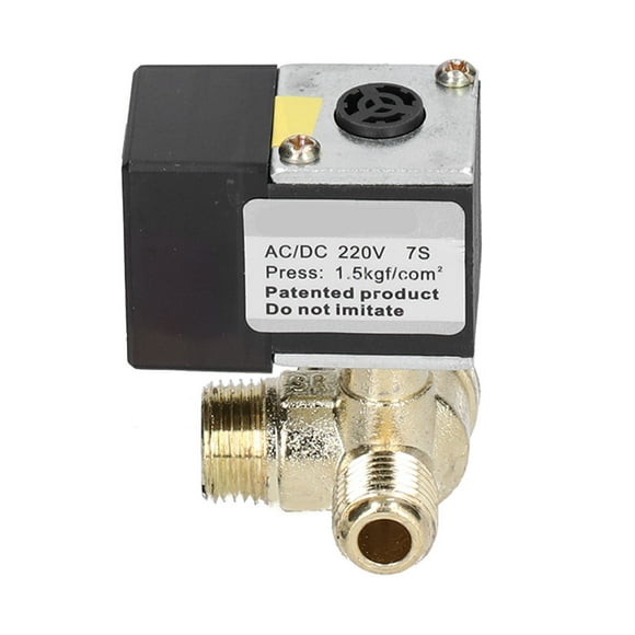 Solenoid Valve, Replacement Electric Valves Silent For OTS Air Compressor For Gas Fuel Oil For Pump