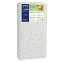 Kolcraft Dual Firm Crib Mattress, Toddler Mattress, Antibacterial Pediatric Premier Baby Mattress, Woodland Forest Crib Mattress