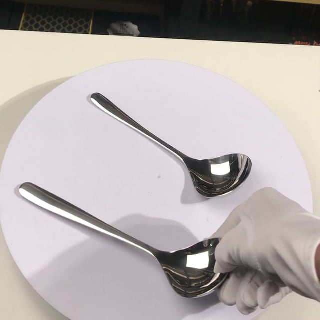 Oleegame 1PC Stainless Steel Cutlery Set Small SUS304 Stainless Steel Small For Serving Set Of Big And Small