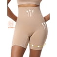 thumbnail image 5 of Sveltors Shapewear for Women Tummy Control High Waisted Body Shaper Shorts Thigh Slimmer Seamless Shaping Shorts, 5 of 8