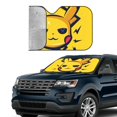 thumbnail image 4 of Windshield Sun Shade Foldable Car Front Window Sunshade For Car Suv Trucks Vans - Best Heat Shield Blocker Visor Cover Blocks Uv Rays And Keeps Your Vehicle Cool-Small, 4 of 5