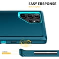thumbnail image 3 of RegSun for Galaxy S24 Ultra Case,Shockproof 3-Layer Full Body Protection [Without Screen Protector] Rugged Heavy Duty High Impact Hard Cover Case for Samsung Galaxy S24 Ultra,Turquoise, 3 of 7