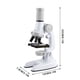 thumbnail image 4 of Kit de microscopio de alta potencia para niños con aumento de 100X a 1200X y más de 10 muestras para la exploración científica temprana, juguete educativo STEM perfecto para biología, 4 of 6