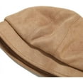 thumbnail image 3 of YooGuoGuo Women's Retro Suede Cloche Bucket Hat Trendy Fall Winter Floopy Visor Beret Newsboy Caps for Ladies Packable, 3 of 6
