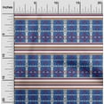 thumbnail image 1 of oneOone Polyester Lycra Medium Blue Fabric Geometric Ikat Craft Projects Decor Fabric Printed By The Yard 56 Inch Wide, 1 of 1
