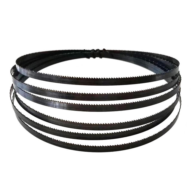 2 hojas de sierra de cinta de 0,63 mm/0.025 pulgadas de grosor, 14 TPI, varias longitudes, anchos disponibles for carpintería, PVC y aluminio