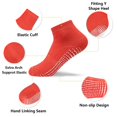 thumbnail image 5 of Toddler Kids Non Slip Socks- 12 Pairs Anti Slip Socks for Girls Boys 1-7 Years Old Everyday Wear, Assorted Colors Children Socks with Grip(#2 Rainbow,5-7 Years), 5 of 5