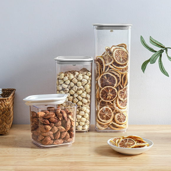 Up to 65% Off! Gspmoly Airtight Food Storage Container 1 Piece Wholesome Plastic Cereal Container with Easy-Lock Lid for Kitchen Pantry Organization and Storage up to 65% Off