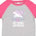 thumbnail image 4 of Inktastic My Mimi Loves Me Unicorn Girls Toddler T-Shirt, 4 of 5