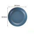 thumbnail image 3 of Set of 5 Plastic Plates With Holder Durable Shatterproof Deep Plates Solid  A, 3 of 8