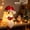 Santa Hat, variant on Cute Ghost LED Night Light, Soft Warm Reading Lamp, Creative Ghost Figurine Decor for Bedroom, Desk & Home