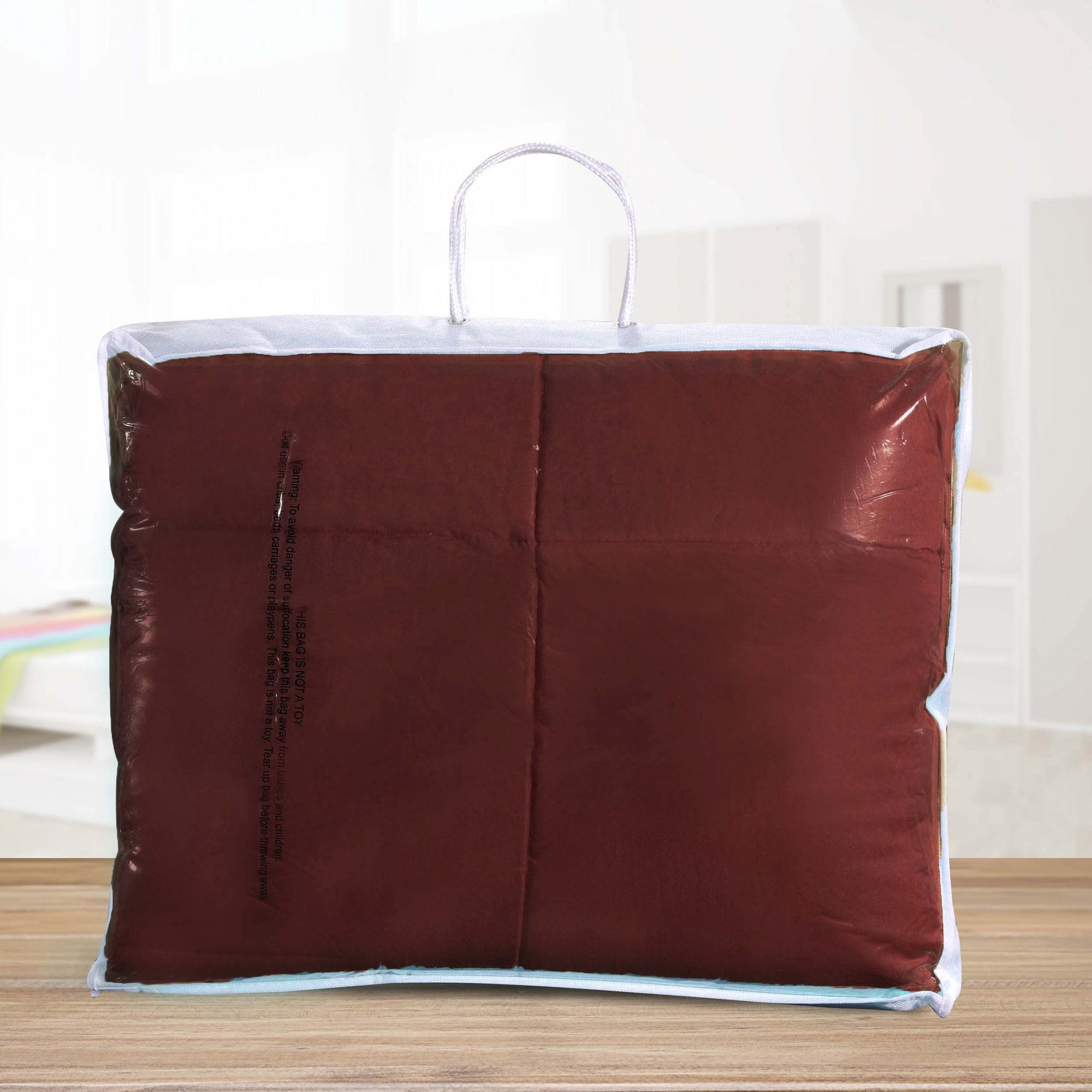 Superior Classic Reversible Comforter, Twin XL, Burgundy