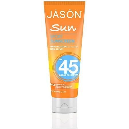 Jason Sport Sunblock, SPF 45, 4 Oz