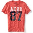 thumbnail image 1 of Aeropostale - Camiseta gráfica para hombre del departamento de atletismo de NY, naranja, extragrande, 1 of 1