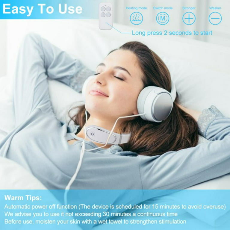 Neckology Intelligent Neck Massager with Heat, Portable Neck Massager,  Wireless Neck Massager for Wo…See more Neckology Intelligent Neck Massager  with