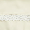 thumbnail image 6 of Lush Decor Lace Ruffle Ruffle with Lace 84" x 52" Textured Gray 100% Polyester 3" Rod Pocket Single Window Panel, 6 of 11