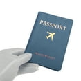 thumbnail image 3 of Unique Bargains 1 Pc Passport Holder Portable Passport Sleeve Blue, 3 of 4