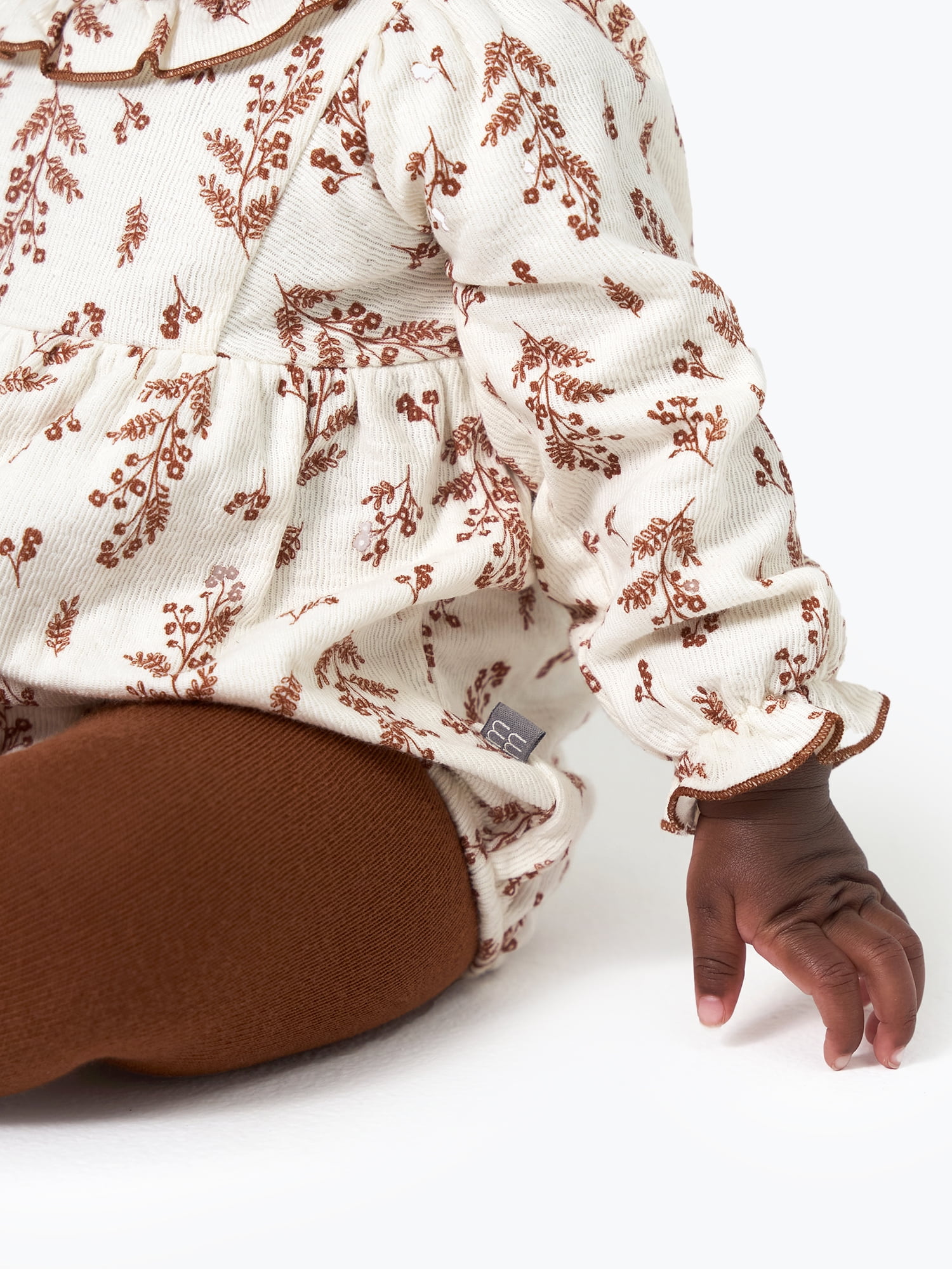 Modern Moments by Gerber Baby Girl Bubble Romper and Tights, 2-Piece Set, Sizes 0/3 Months - 24 Months