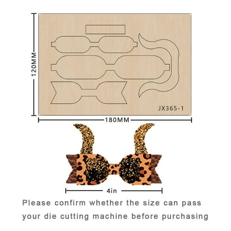 Bow Dies DIY Handmade Wood Cut Die Bowknot Making Decor Supplies Template Suitable For Common Die-Cutting Machines