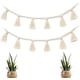 thumbnail image 1 of Borla Tejida De Macramé, Tapiz Tejido De 2 Piezas Pared De Macramé, Tapiz Colgante De Pared De Macramé, Adornos De Borla De Algodón Y Lino Decoración De Pared Bohemia Para Cesta De Flores, Habitación Infantil, Decoración De Pared BANYUO Electrónica, 1 of 6