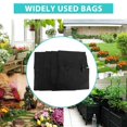 thumbnail image 3 of Maceteros Elevados Yuxing Paquete de 5 Bolsa Cuadrada Cultivo Flores Verduras Color Negro, 3 of 5